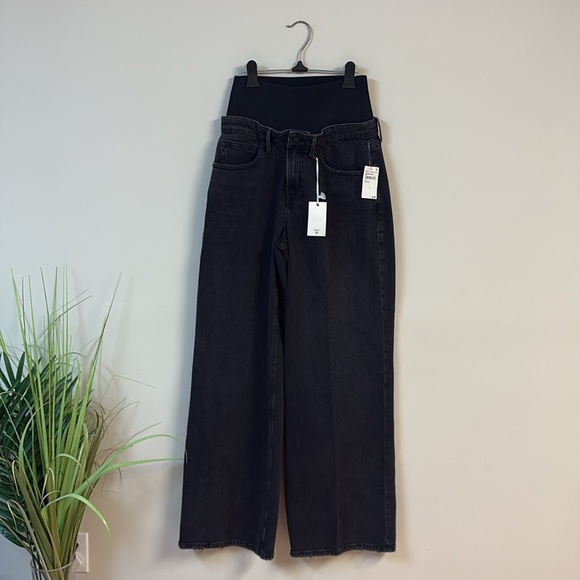 BNWT Good American WIDE LEG SOLUTION JEANS size 4/27 - Picture 5 of 9